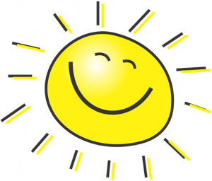 Happy Sun for people who volunteer