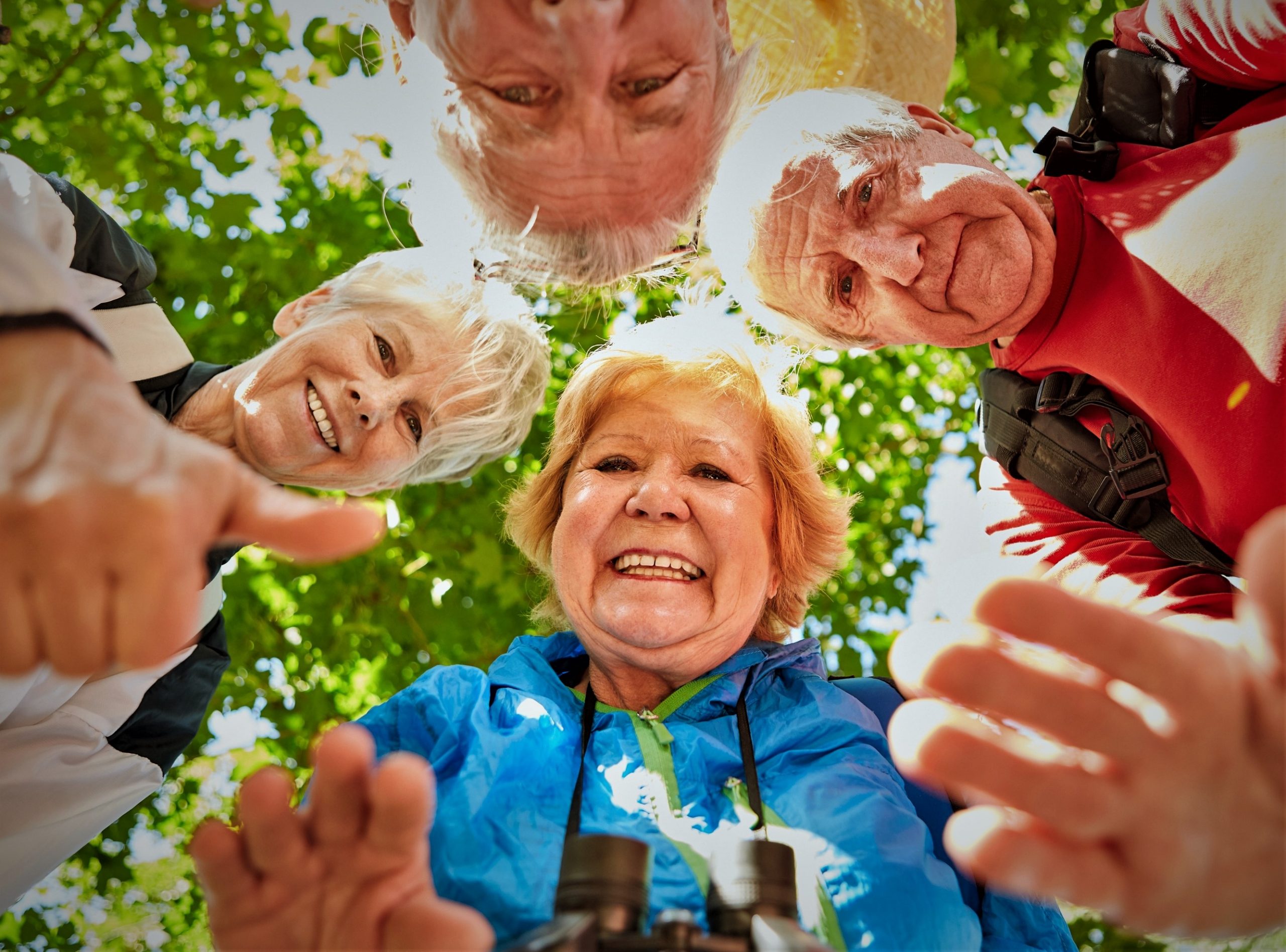 Thumbs up empowered and confident older woman